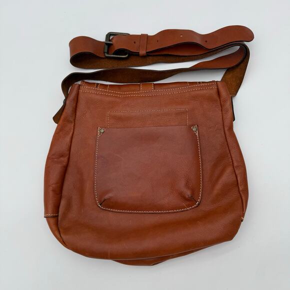 Patricia Nash Heritage Barcelona Saddle Bag Brown Leather Western Boho Purse - Picture 6 of 7